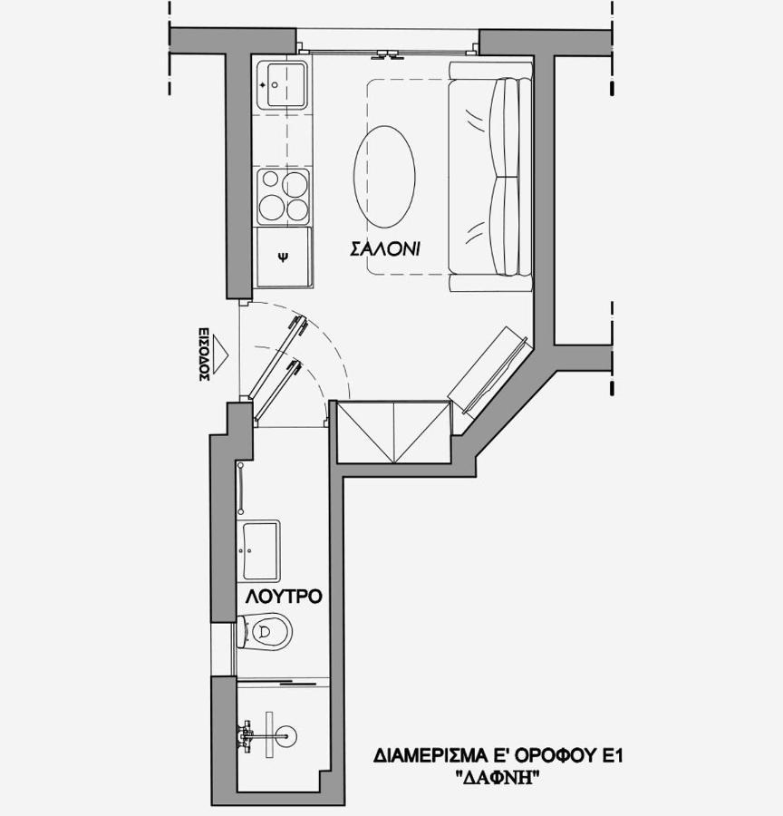 La Larissa Luxury Apartments Dafne Zewnętrze zdjęcie